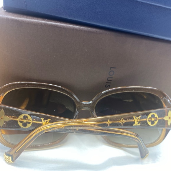 Louis Vuitton AVA Tortoise Obsession Z0806W sunglasses brown shimmering oval - Picture 2 of 11